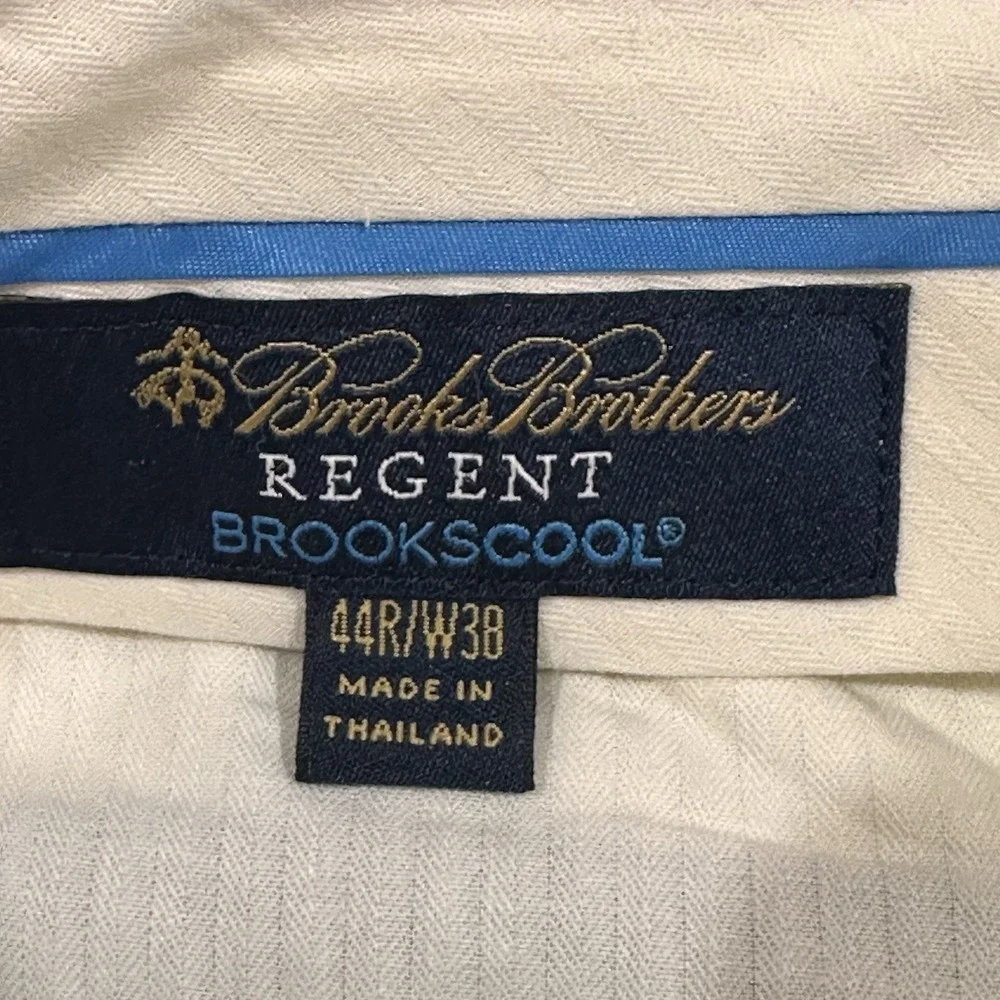 Brooks Brothers‎ Mens Regent BrooksCool Blue Glen Plaid Wool Dress Pants W38